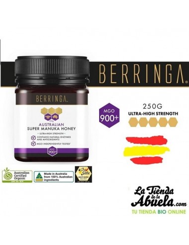 Miel de Manuka 900 mgo BERRINGA 250gr