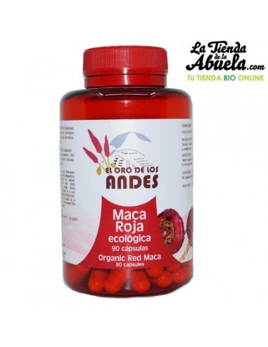 Maca roja bio 90 capsulas El oro de...