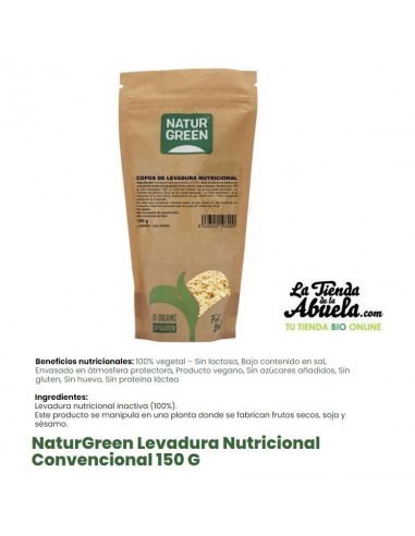 Levadura nutricional bio 150gr...