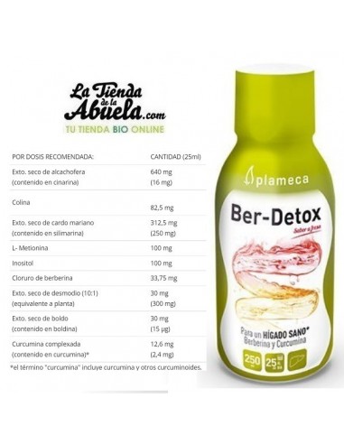 Ber Detox Plameca - sabor fresa