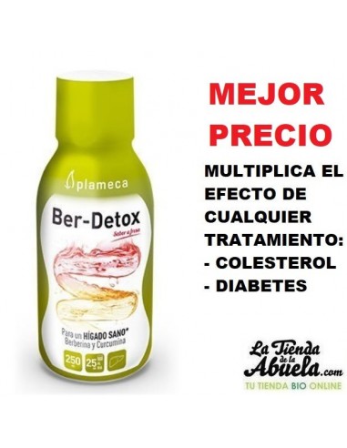 6 x Ber Detox 250ml Plameca - sabor...