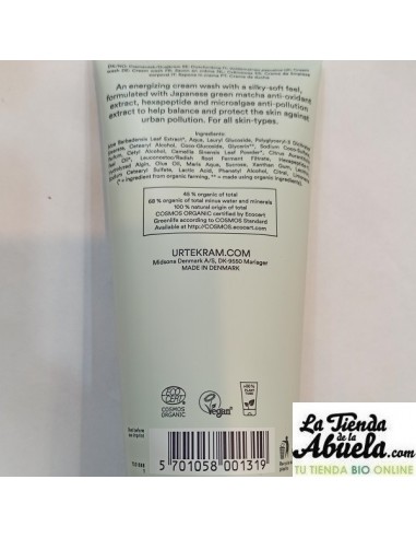 URTEKRAM – Jabon crema Green Matcha...