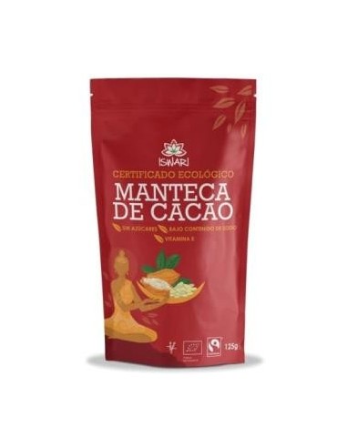 Manteca de cacao bio 125gr Iswari