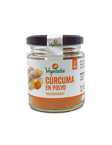 Cúrcuma en polvo bio 80gr Vegetalia