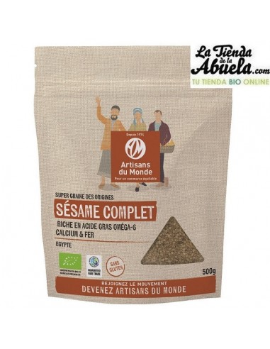 Sésamo crudo bio 500gr Comercio Justo...
