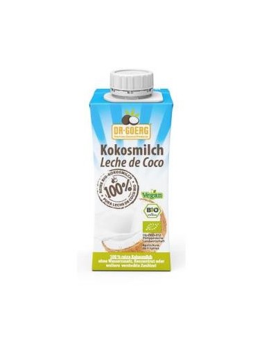 LECHE DE COCO para cocinar 200ml BIO...