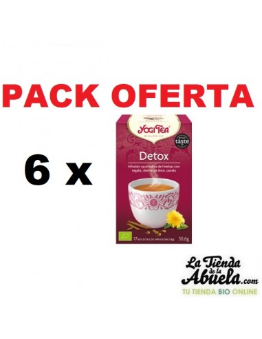 Infusion Detox bio 17 bolsitas Yogi Tea