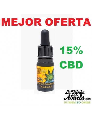 Aceite de cañamo 15% cbd 10ml Natura...