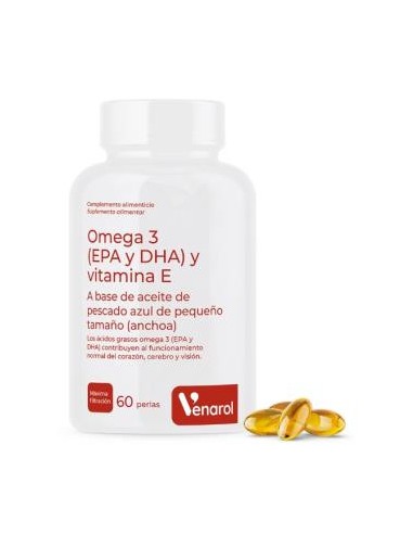 OMEGA 3 (EPA y DHA) + VIT E 60 perlas...
