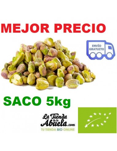 Pistacho natural pelado bio 5kg