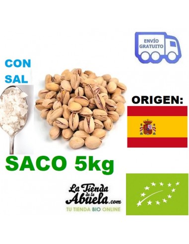 PISTACHOS TOSTADOS con SAL BIO 5KG