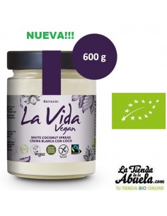 Crema blanca con coco...