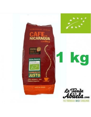 6 x Café en grano Bio 1 kg Espanica