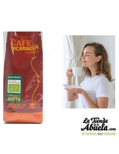 6 x Café en grano Bio 1 kg Espanica