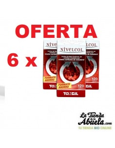 6 x NIVELCOL 120 cápsulas...