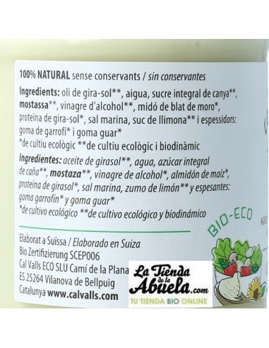 Veganesa bio Cal Valls