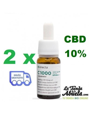 2 x Aceite de Cañamo C-1000 Enecta