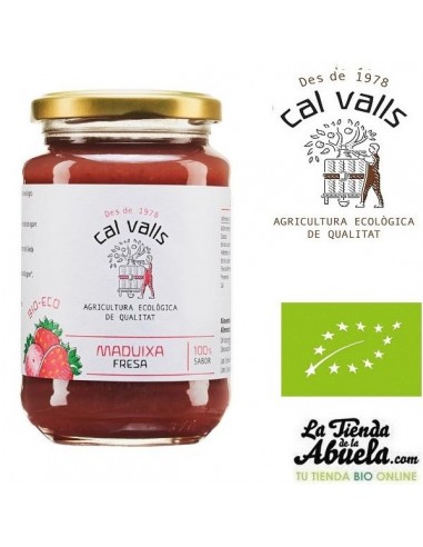 Mermelada de fresa con agave bio...