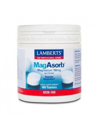 MAGASORB MAGNESIO CITRATO 180 TAB...