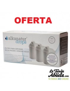 Set 3 filtros agua Alkanatur 2