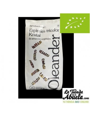 Espirales de arroz tricolor Kristal...