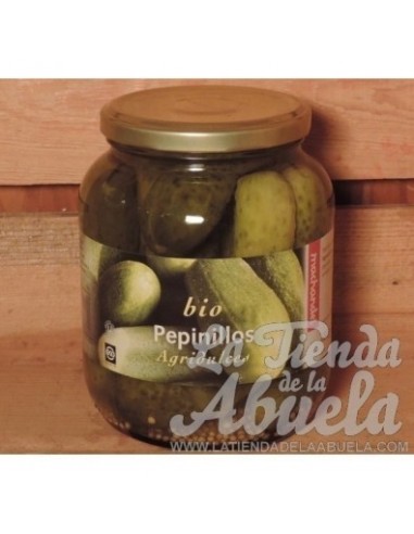 Pepinillos agridulces bio 680gr...