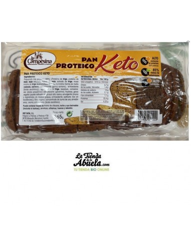 PAN PROTEICO KETO 365gr LA CAMPESINA