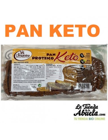 PAN PROTEICO KETO 365gr LA CAMPESINA