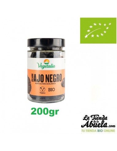 Ajo negro pelado bio 200gr Vegetalia