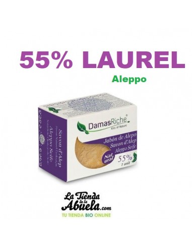 Jabón de Alepo 55% 200gr DamasRiche