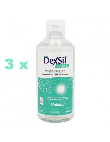 3 x Silicio Orgánico 1 litro Vitasil