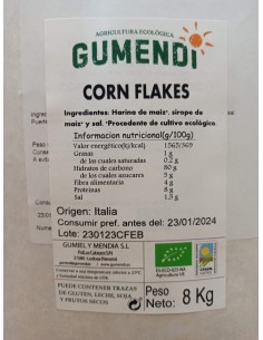 Copos de maiz bio 10kg HORECA