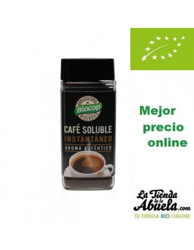 Café soluble instantáneo bio 100gr...