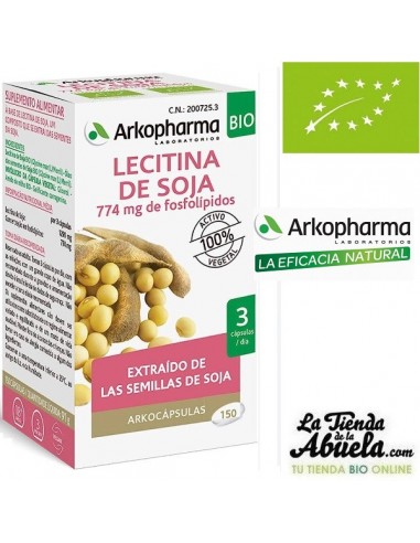 Lecitina de soja bio Arkopharma