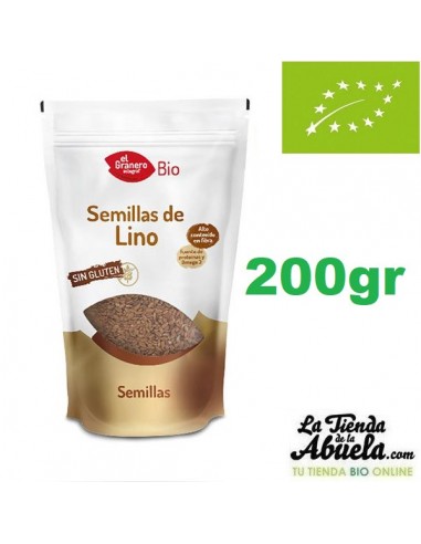 Semillas de lino dorado bio 200gr El...