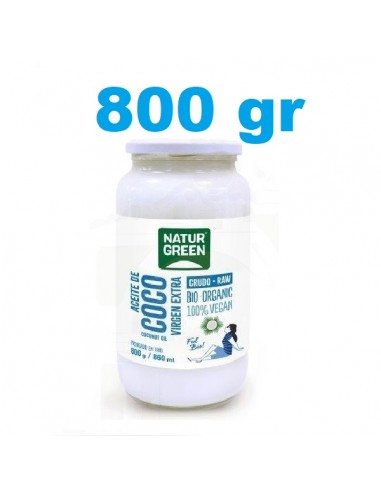 Aceite de coco virgen bio 800 g...