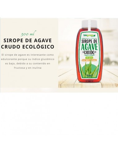 Sirope de Agave crudo bio Biogreen