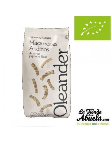 Macarrones de arroz y quinoa bio...