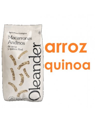 Macarrones ANDINOS de arroz y quinoa...