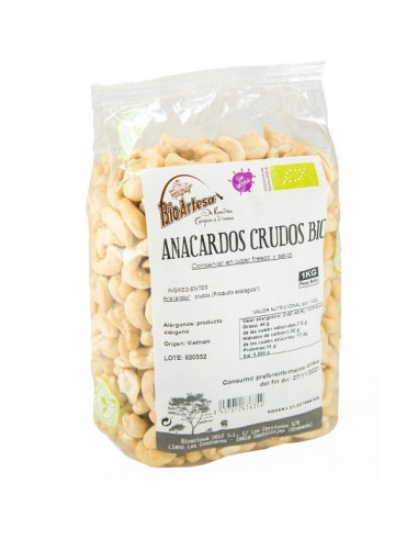Anacardos crudos bio 1kg BioArtesa