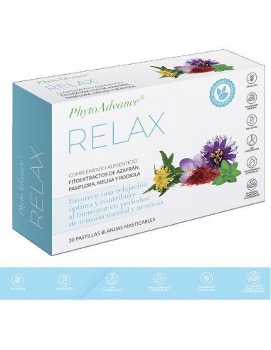 5 + 1 Phytoadvance Relax 30 pastillas