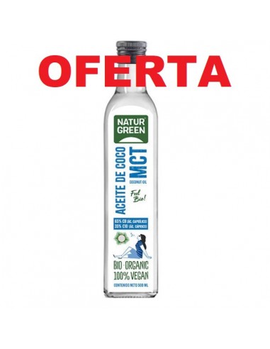 6 x Aceite MCT C8 Naturgreen 500ml