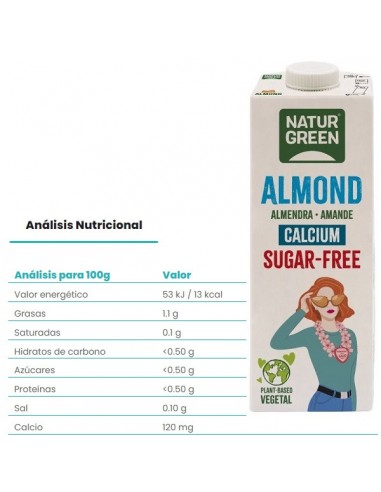 6 x Bebida de Almendra sin azucar...