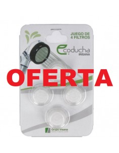FILTROS ECODUCHA blister 4...