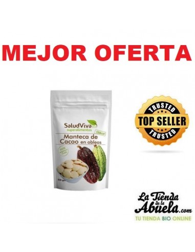 Manteca de cacao en obleas bio Salud...