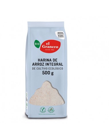Harina de arroz integral bio 500gr El...