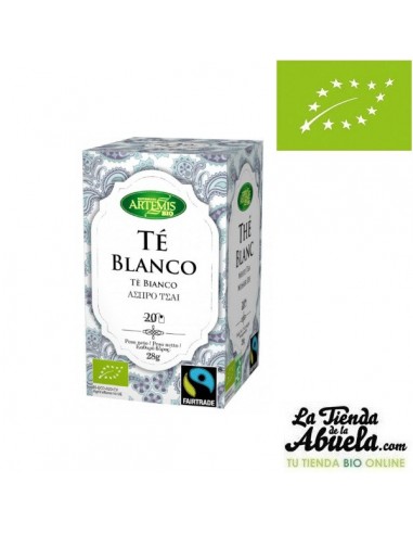 Té blanco bio 20 bolsitas Artemis Bio