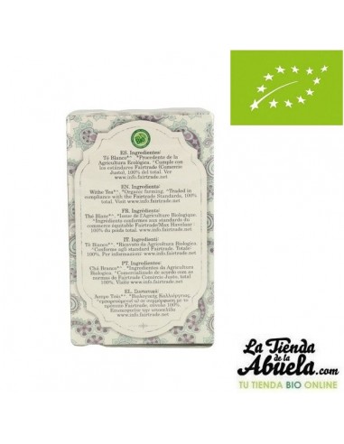Té blanco bio 20 bolsitas Artemis Bio