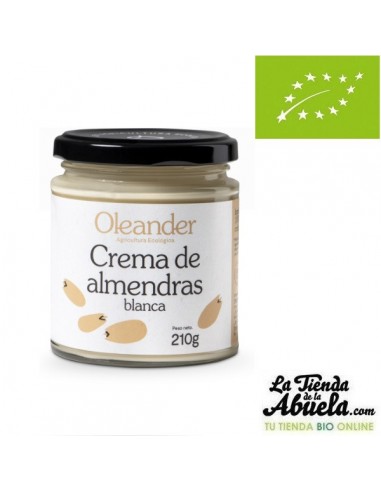 Crema de almendras blanca bio 210gr...
