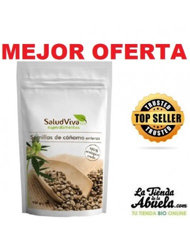 Semillas de cañamo enteras bio 250gr...